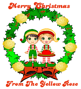 Christmas Gift from Yellow Rose