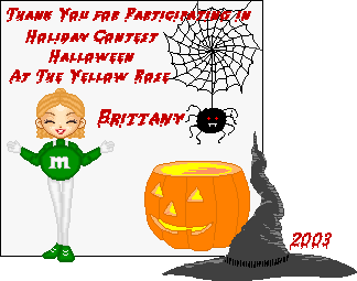 Halloween Participation Award